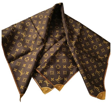 fake louis vuitton silk head scarf|louis vuitton scarf women's black.